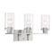 Nuvo Fixture, Vanity, 3-Light, Incandescent, 60W, 120V, A19, Medium Base, Height: 10.75 60/7173 - alternate 1